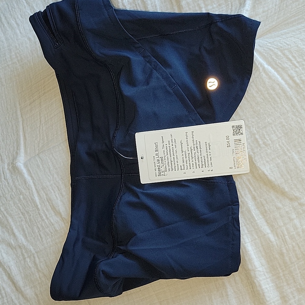 Lululemon speed up up LR short 2.5" lined navy - Picture 5 of 5